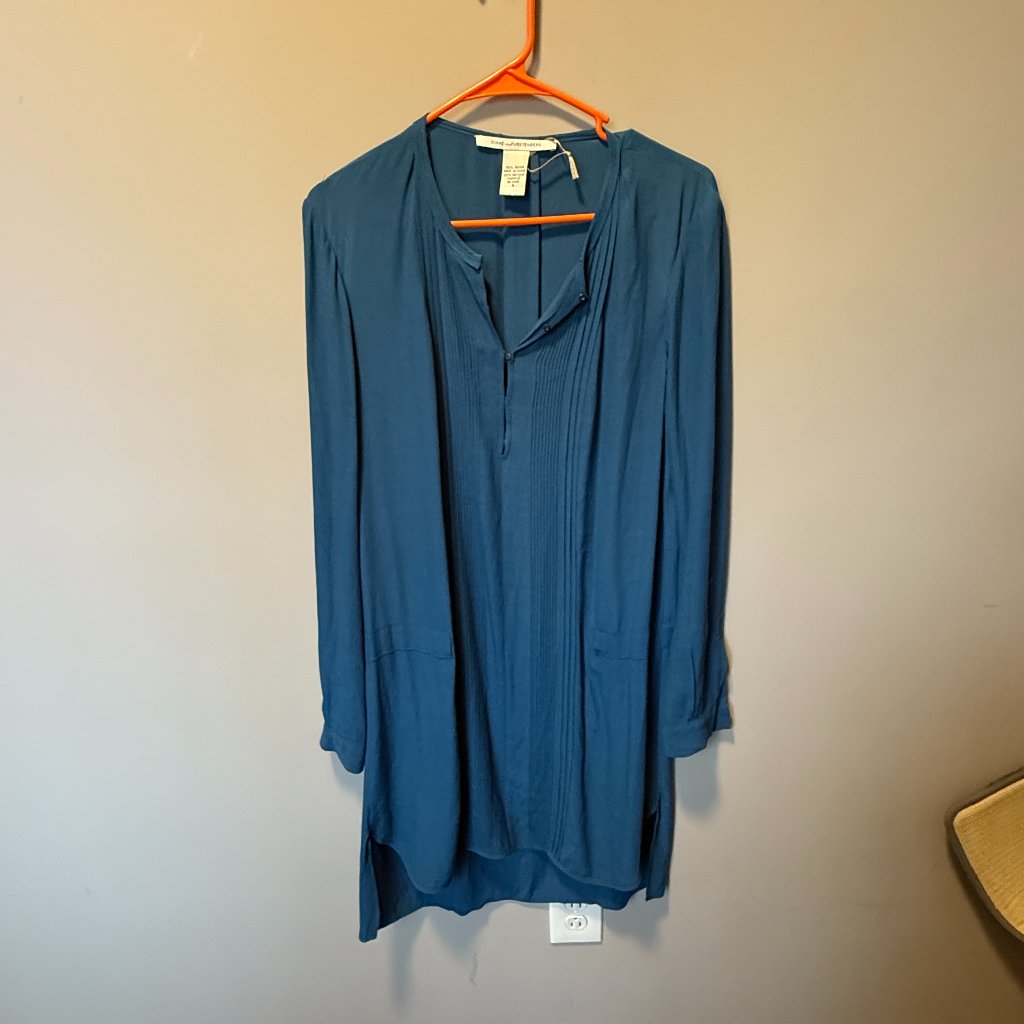 Diane Von Furstenberg Blue Dress - 4
